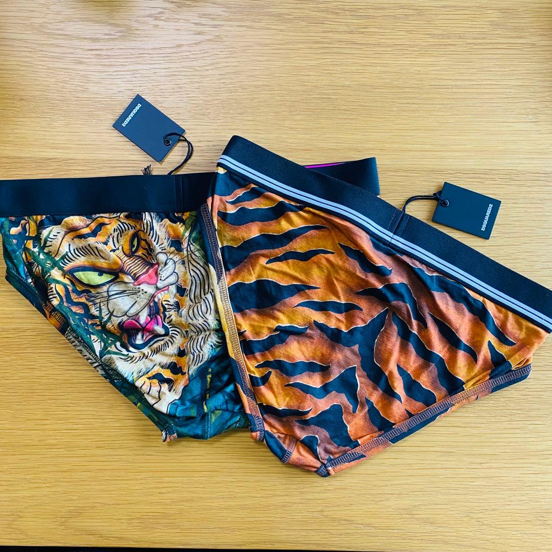 専用dsquared2 正規品 虎柄 下着 アンダーウェア ディースクエアード