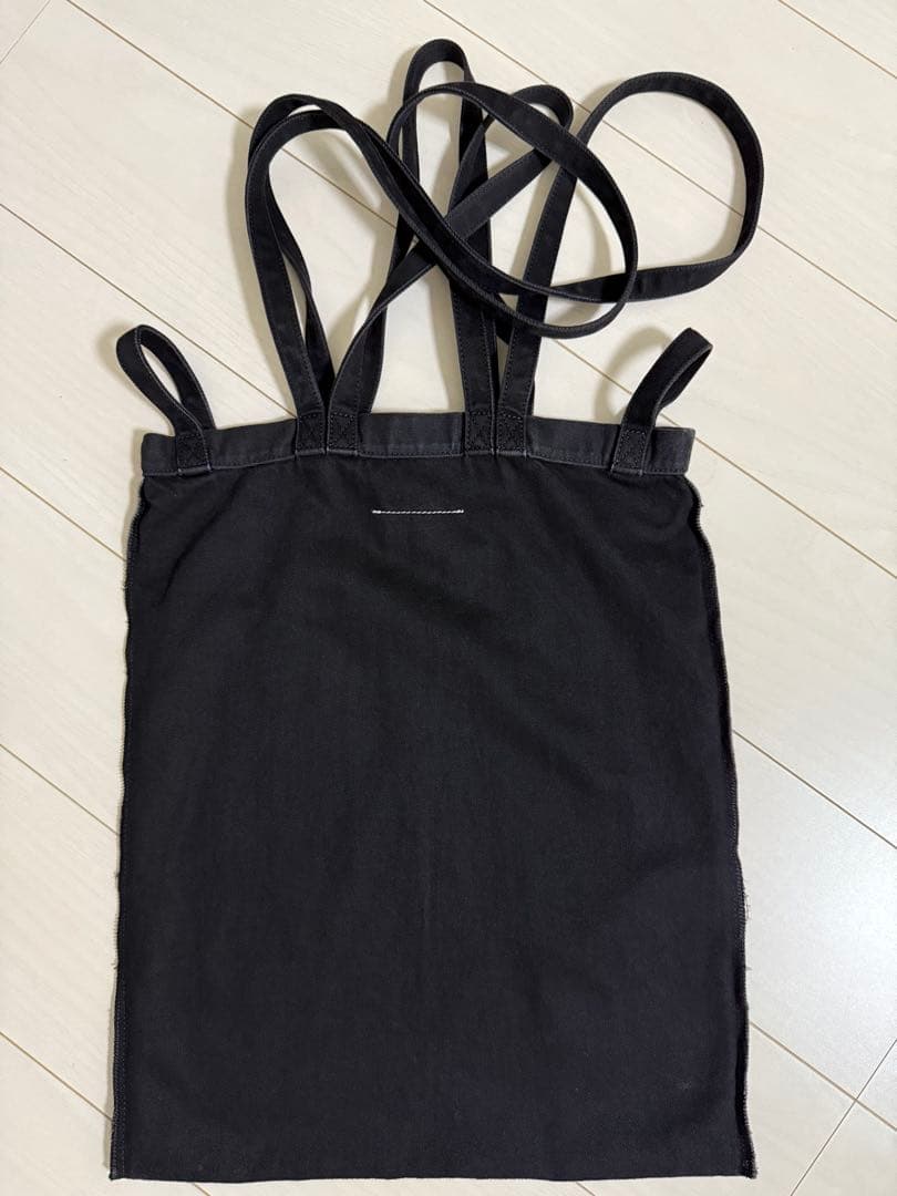 【美品】メゾンマルジェラ エムエムシックス トートバッグ キャンバス ロゴ