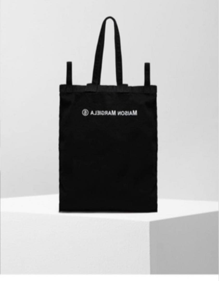 【美品】メゾンマルジェラ エムエムシックス トートバッグ キャンバス ロゴ