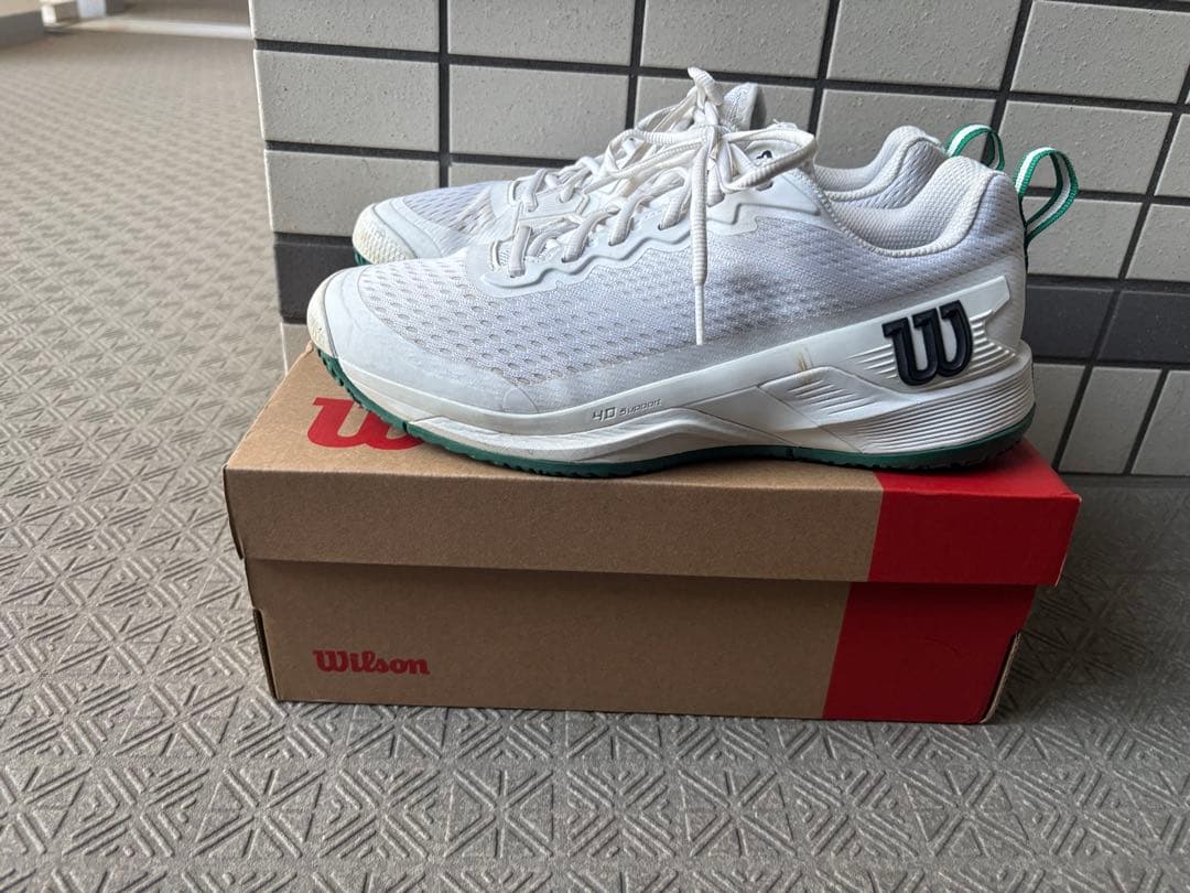 【美品】27cm Wilsonラッシュプロ4.5 オムニ用 アシックス/ ナイキ