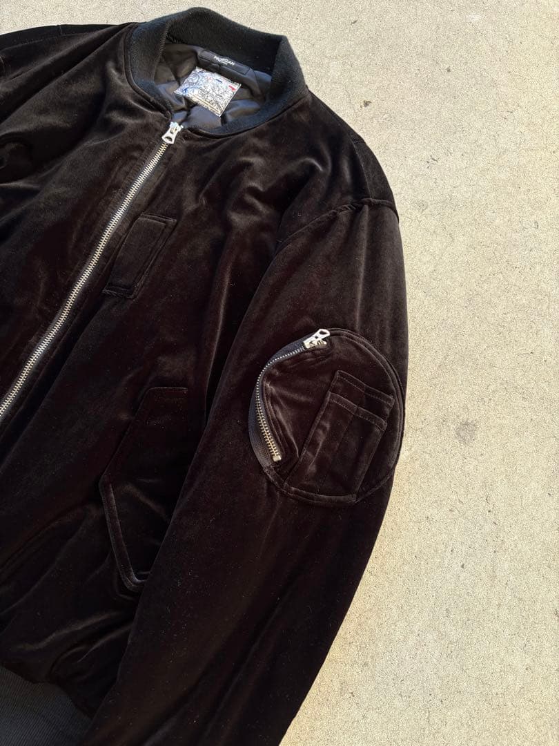 00s archive 変形ポケット ダブルジップブルゾン SULLEN