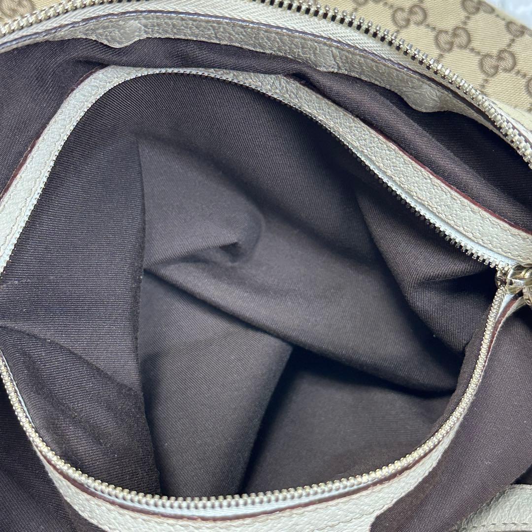 希少【GUCCI】ホーボー ワンショルダー GGキャンバス y2k 00s