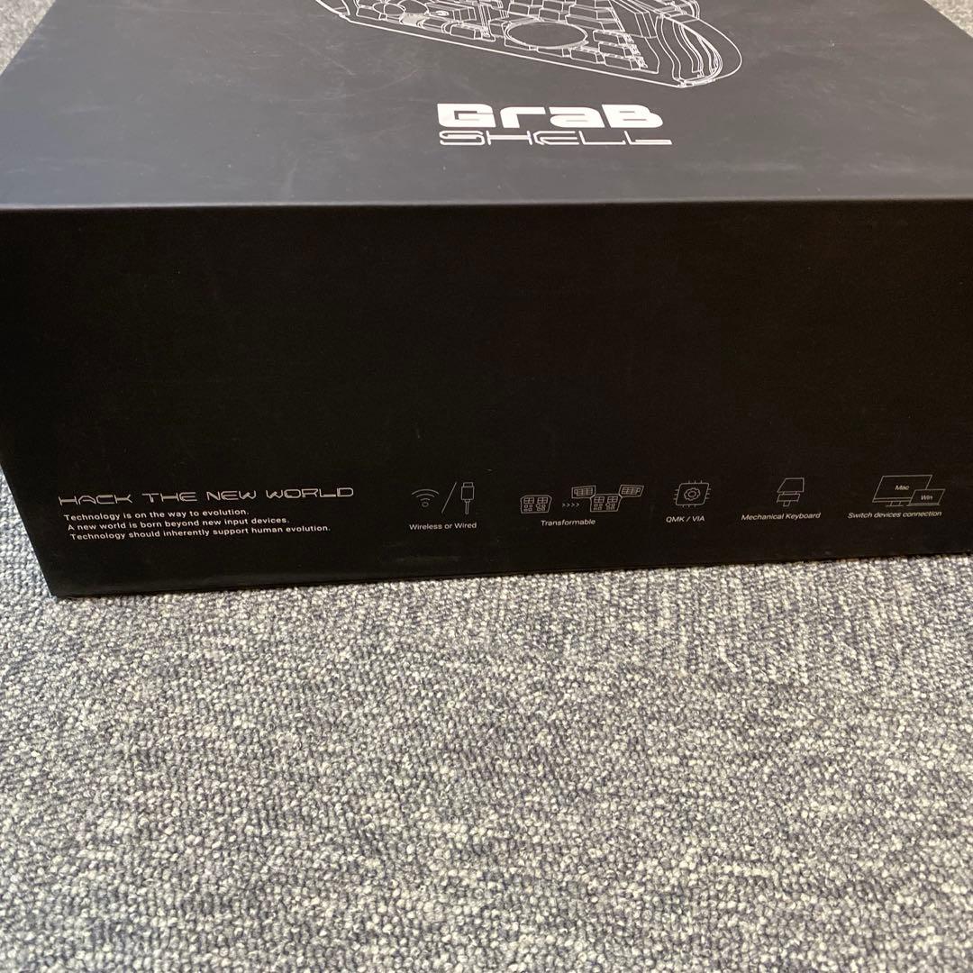 Grab Shell ゲームコントローラー ホワイト　キーボード