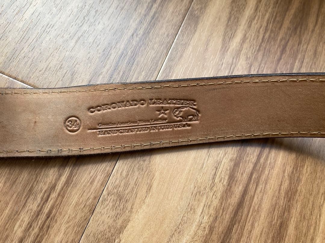 coronado leather　コロナドレザー　ベルト