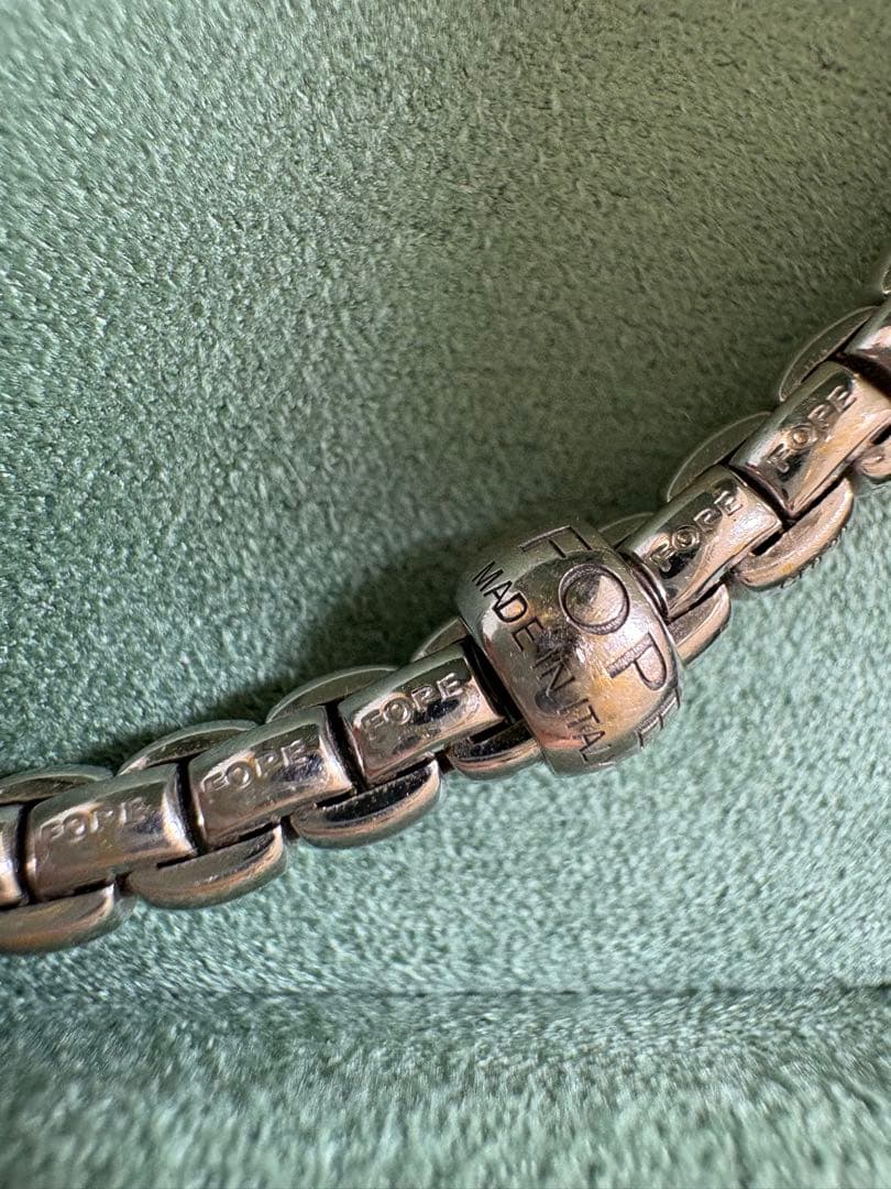 FOPE 733B、ホワイトゴールドブレスレット