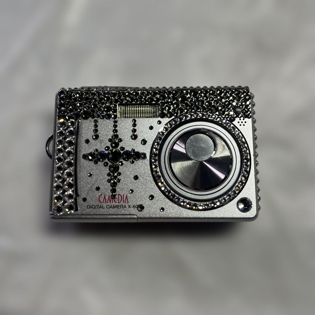 オリンパス　本物スワロフスキー　OLYMPUS CAMEDIA X-600 綺麗