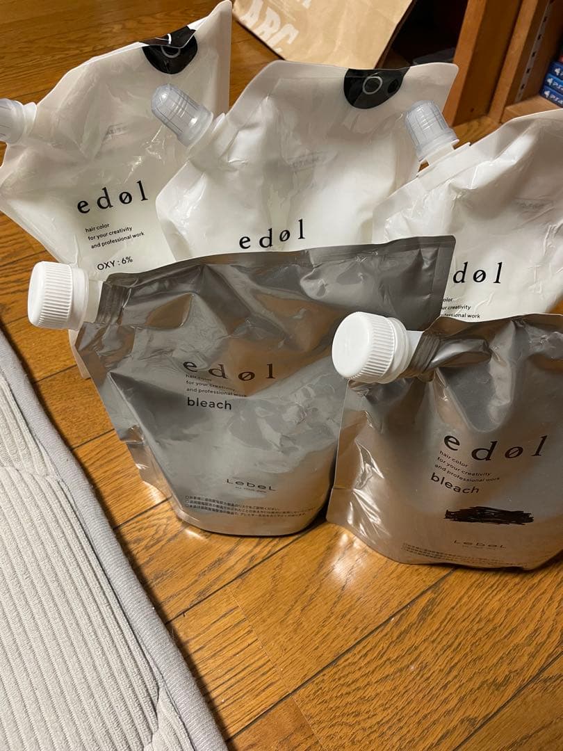 edol ブリーチ剤セット 色番号6・2 OXY 6%