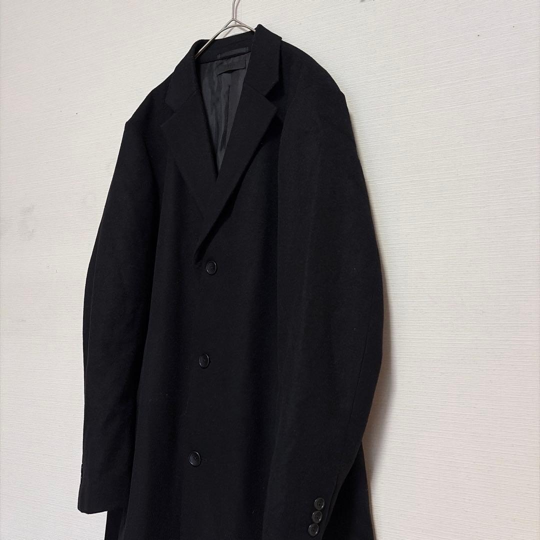 UNIQLO ユニクロ　ウール　カシミヤ　チェスターコート　ブラック　L コート