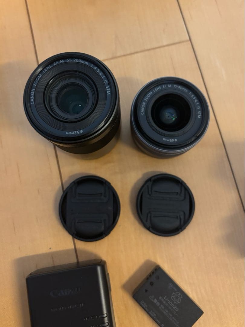 Canon EOS Kiss M EF-M15-45 IS STM EF-M望遠