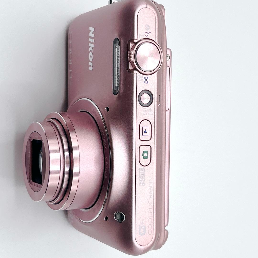 【極美品】Nikon ニコン COOLPIX S6600 シルキーピンク