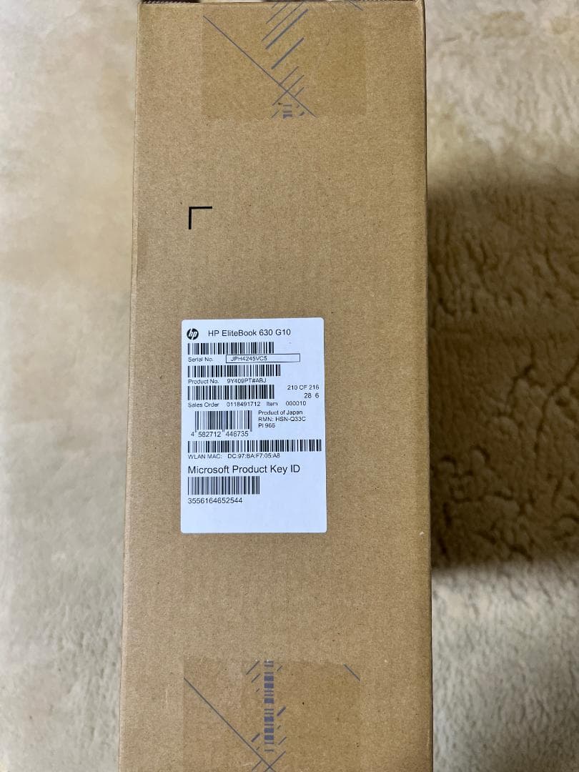 ラスト1台　新品HP 9Y409PT#ABJ EliteBook 630 G10