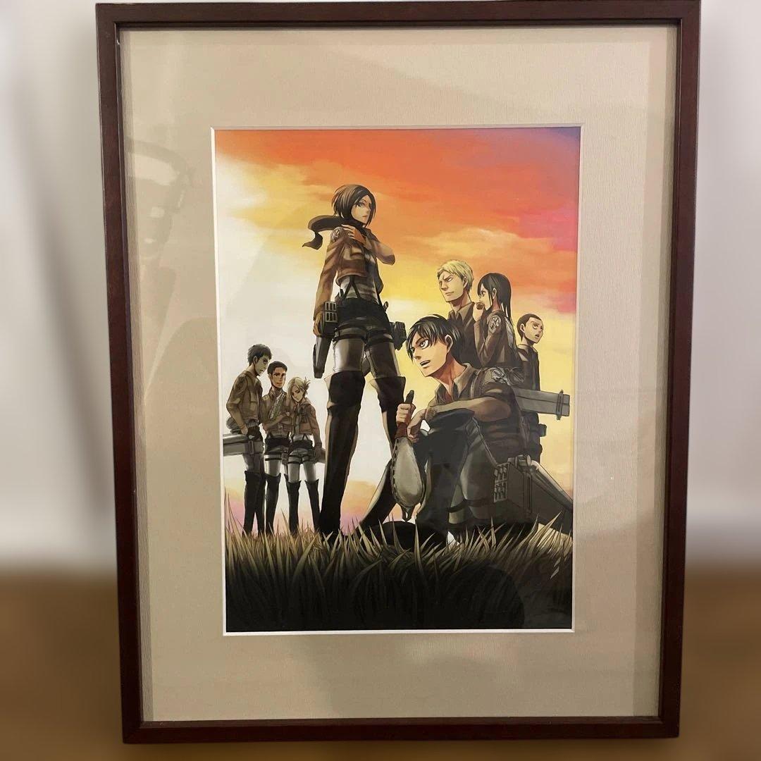 お値下げ❗️1月末まで❗️進撃の巨人 原画イラストボード　複製原画　104期生