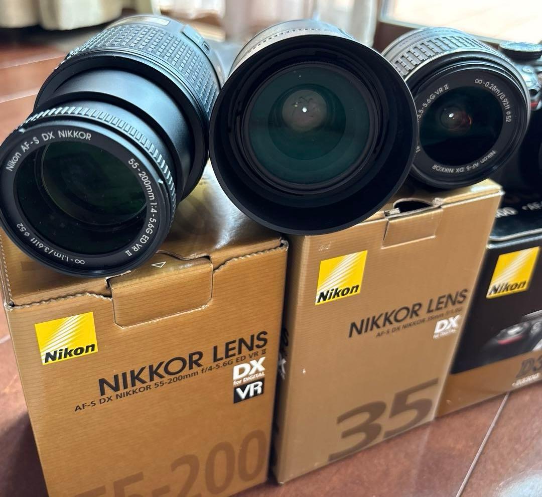 Nikon D3300 デジタル一眼レフカメラ レンズ3本セット