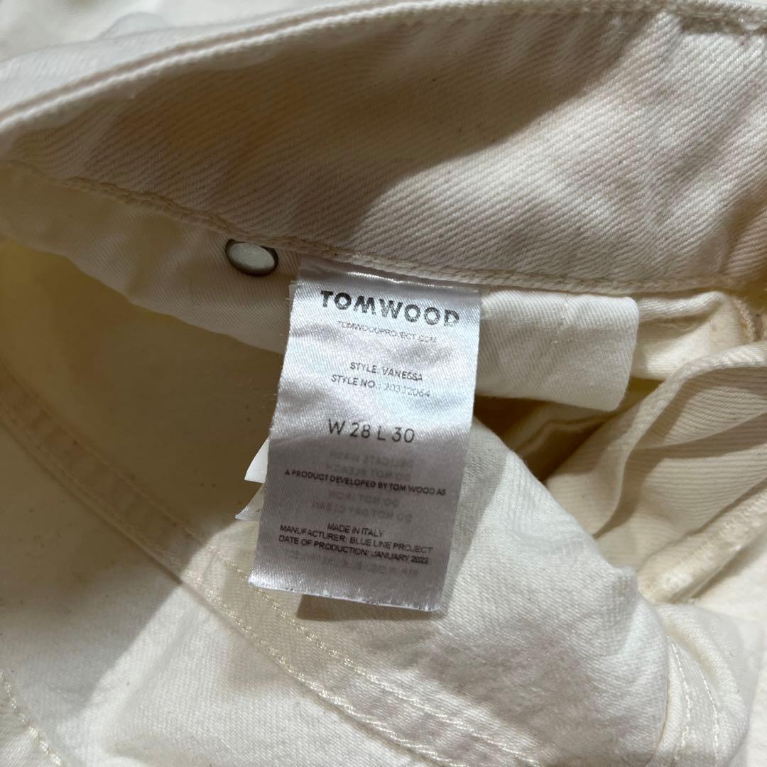 TOMWOOD(トムウッド) VANESSAホワイトデニムパンツ