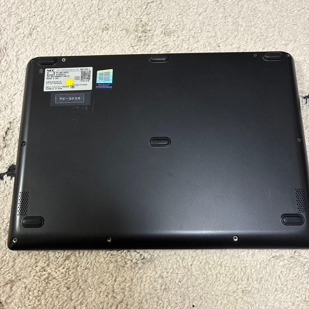 NECノートPC 高速SSD メモリ4G 最新Windows11 パソコン