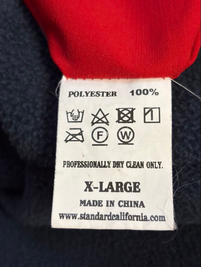 スタンダードカリフォルニア　リバーシブルフリースマウンテンパーカー