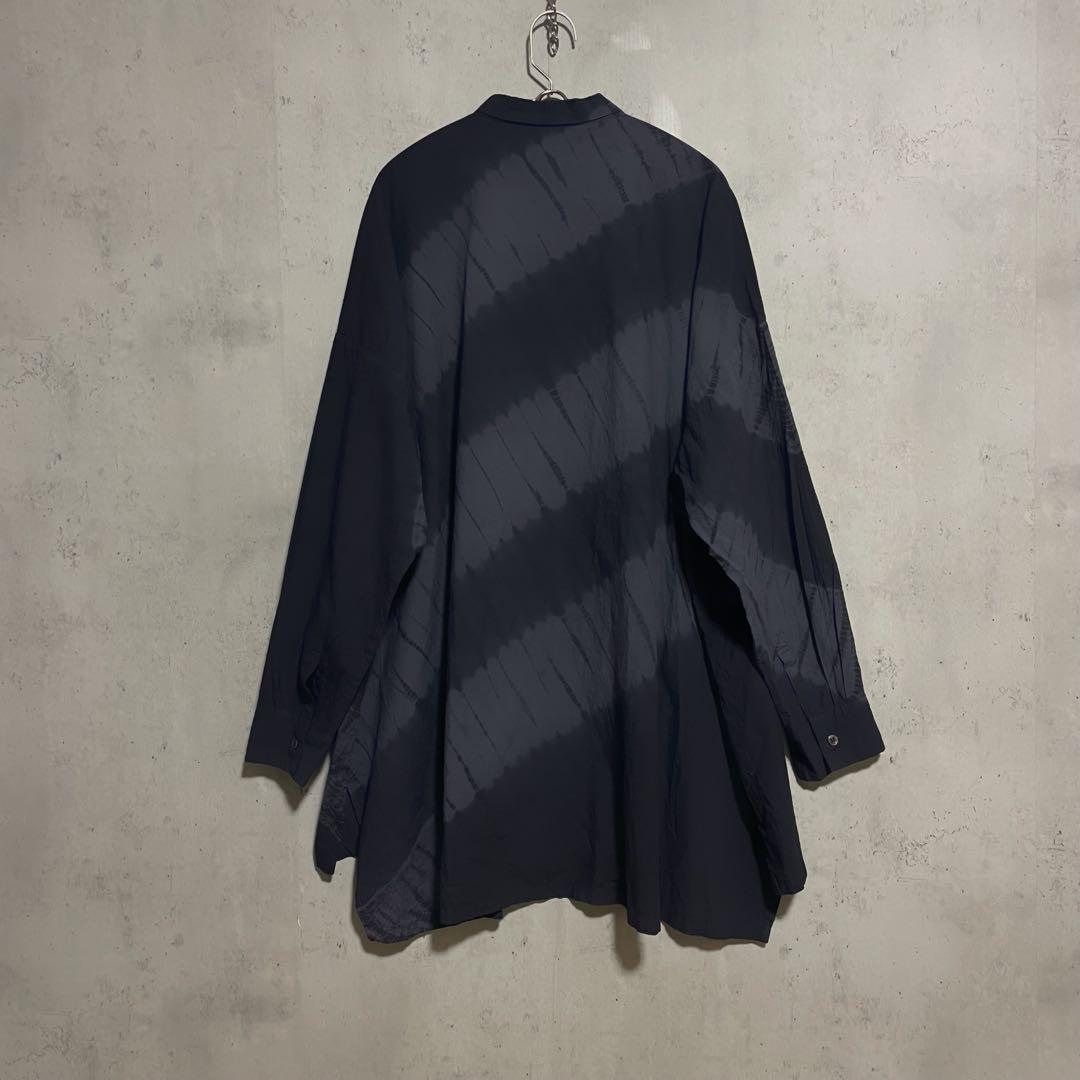 パドカレ　インドオーガニックコットン　有松絞り　竜巻流水絞りブラウス