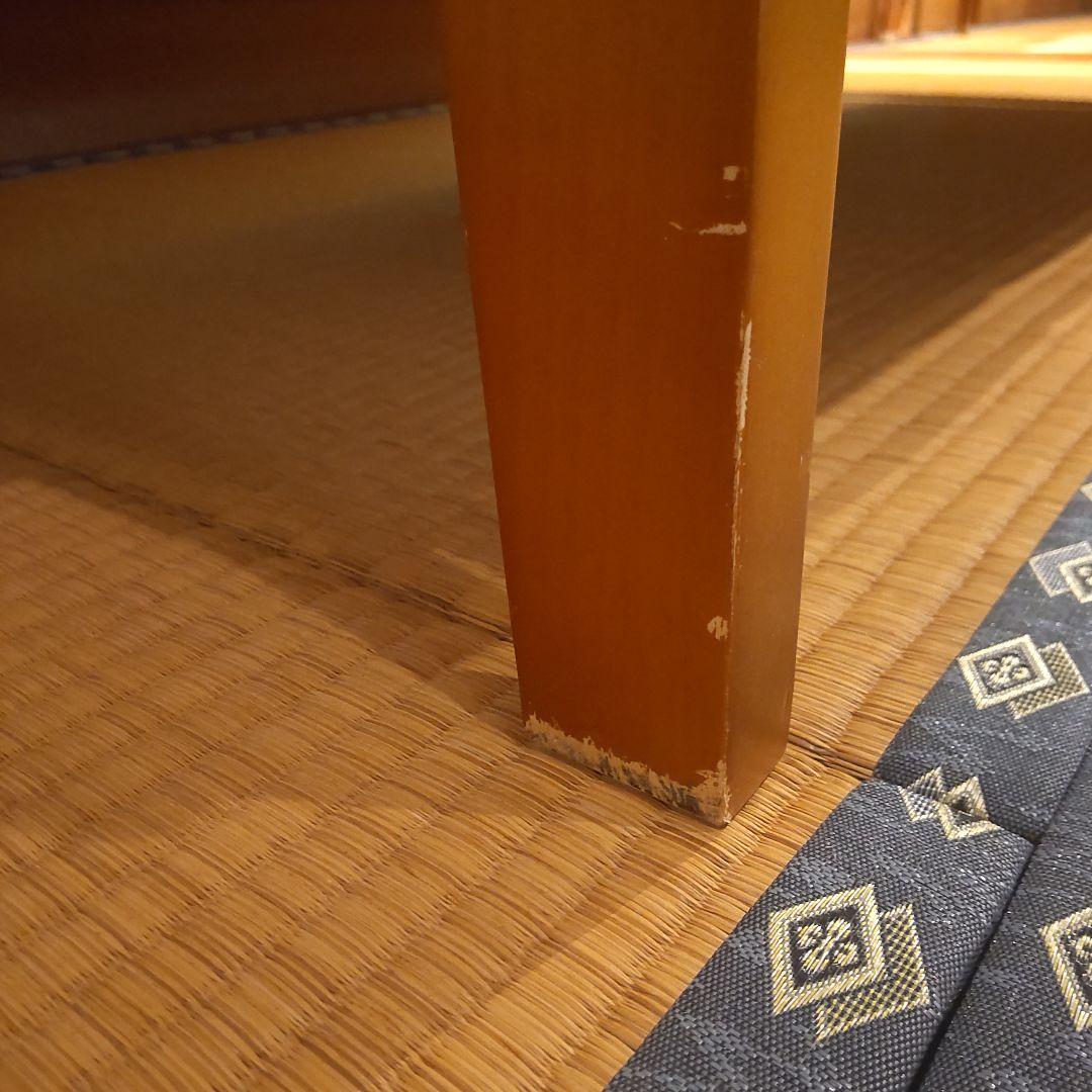 【カリモク風 ３人掛けソファ】 黒ソファ ウッド × レザー