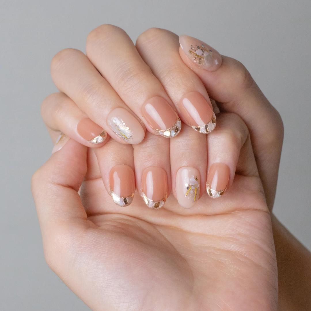 エバーネイル（EVER NAIL）Glass French MIX　ネイルチップ