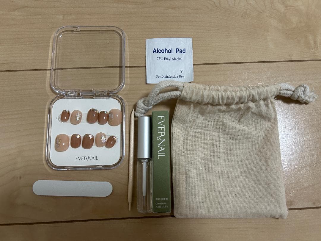 エバーネイル（EVER NAIL）Glass French MIX　ネイルチップ