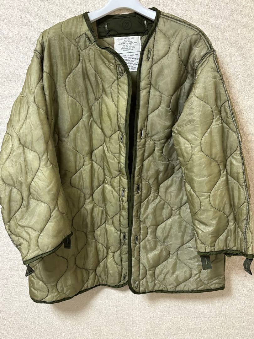 60sアルミジップS 米軍実物 M65 フィッシュテールパーカー ライナー付