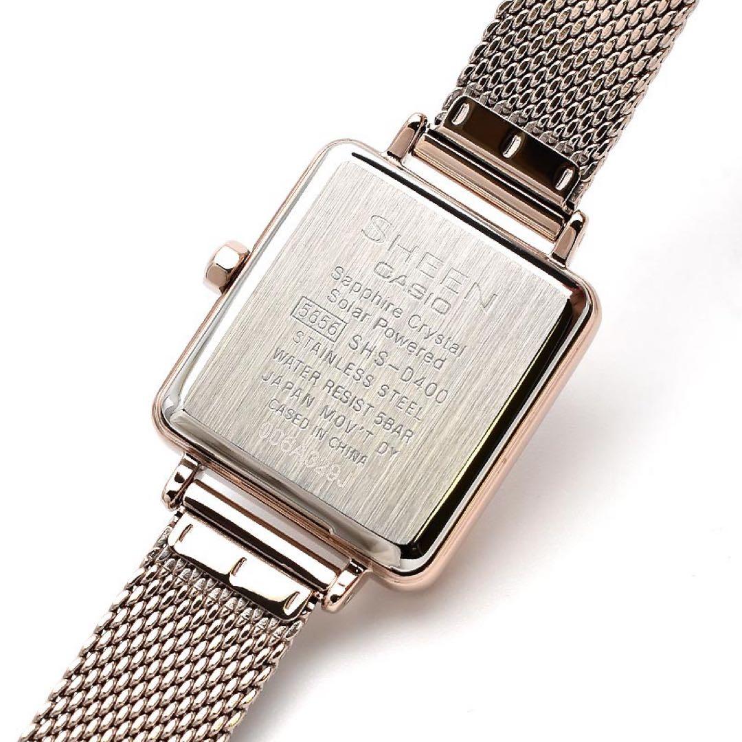 CASIO SHEEN ソーラー 腕時計 レディース(サファイアガラス )