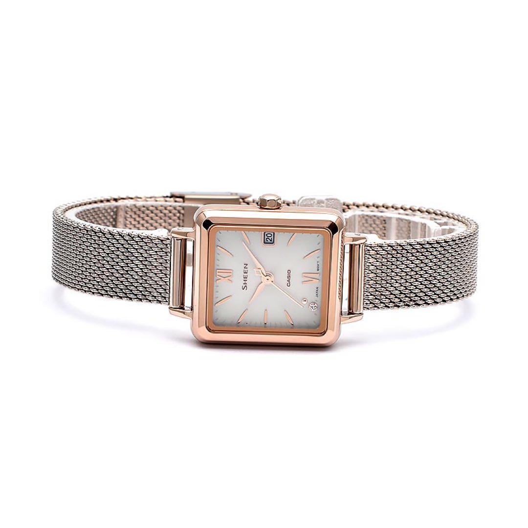 CASIO SHEEN ソーラー 腕時計 レディース(サファイアガラス )