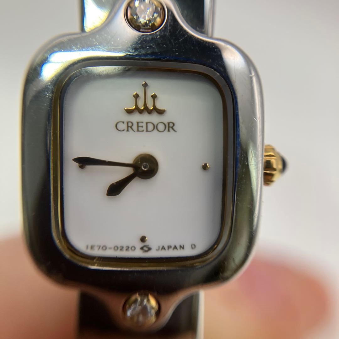 SEIKOクレドール 腕時計1E70-5110 SSx2Pダイヤ