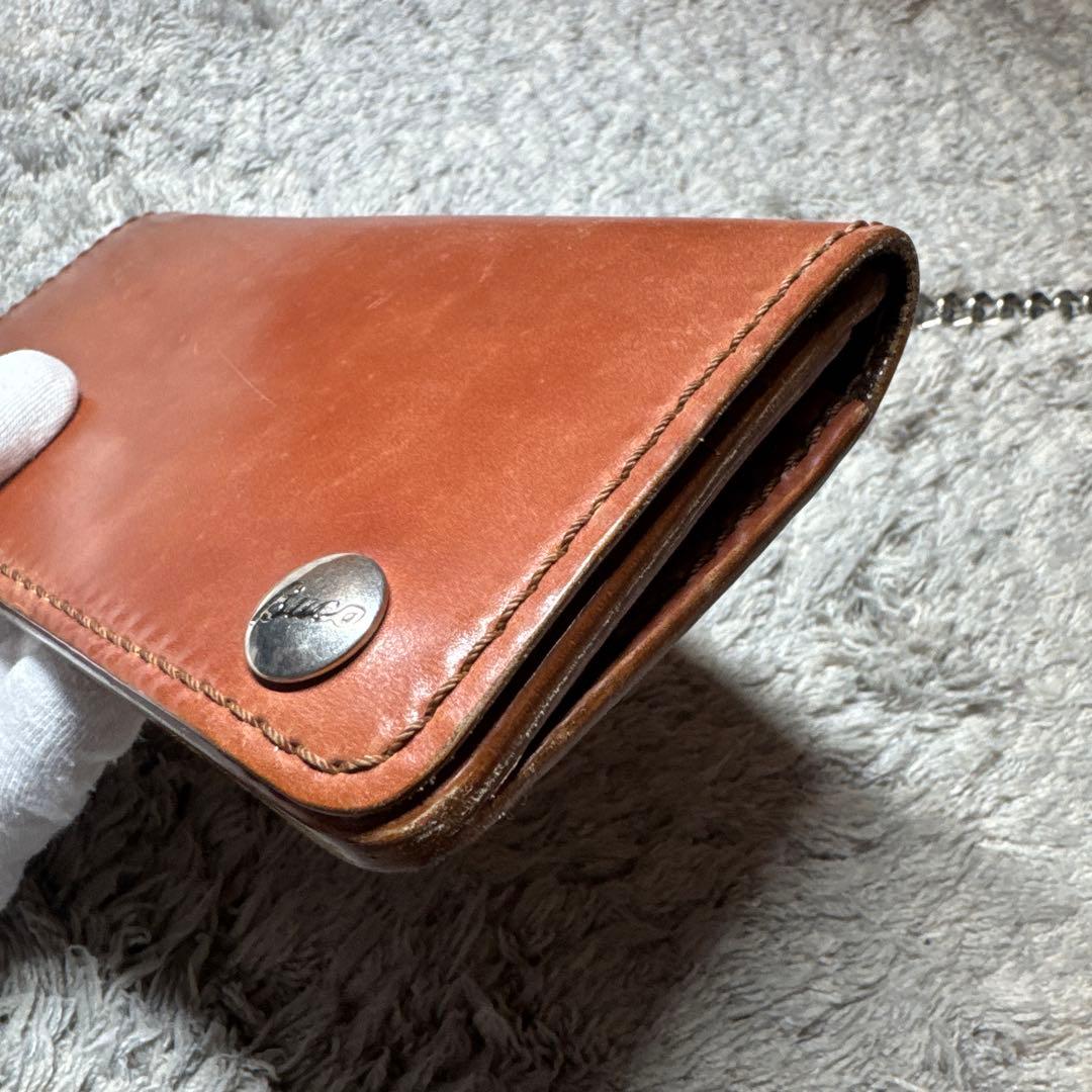 Buco 長財布 本革 レザー ウォレットチェーン トラッカーウォレット