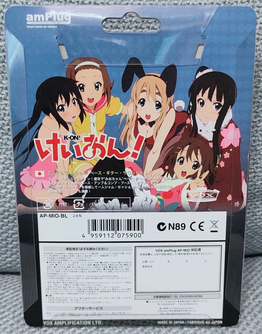 レアVOX amPlug BASS けいおん！ 秋山澪 Mio Akiyama