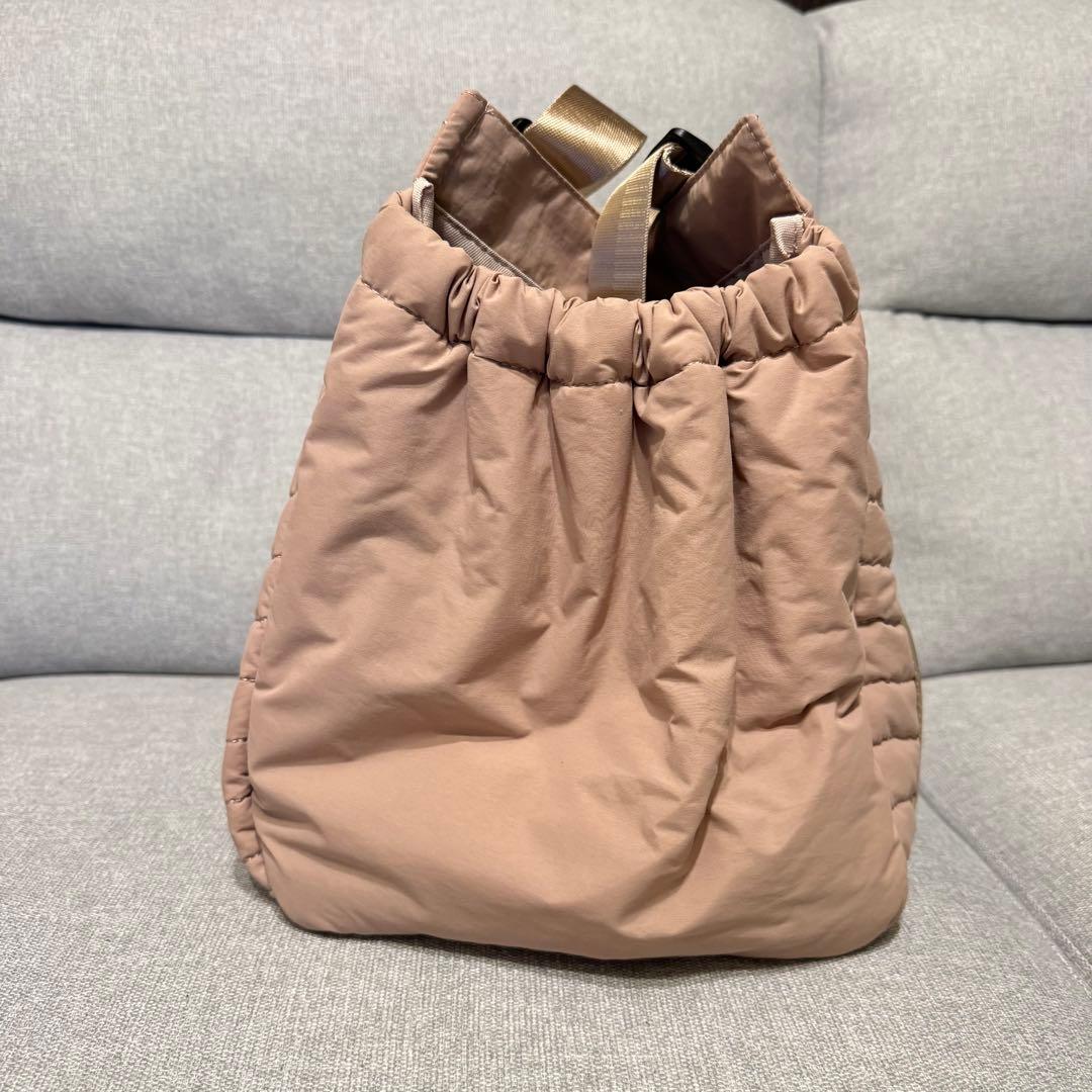 JUMELLE キルティング マザーズバッグ ピンク