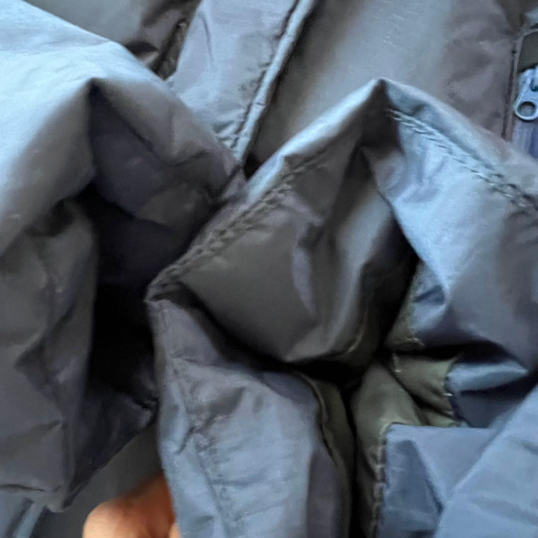 NANGA ネイビー レディースロングダウンジャケットXLファー付き