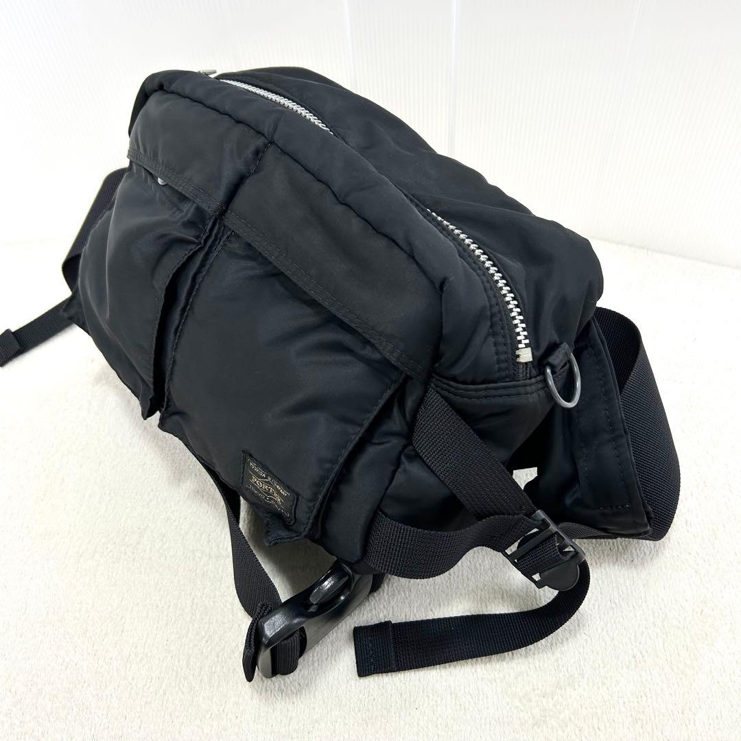 PORTER ポーター タンカー ウエストバッグ ブラック 大容量