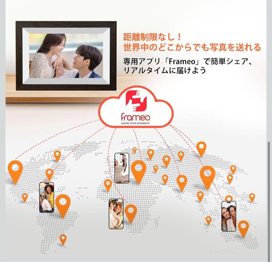 新登場 FHD1920x1280 64GB大容量メモリ 】デジタルフォトフレーム