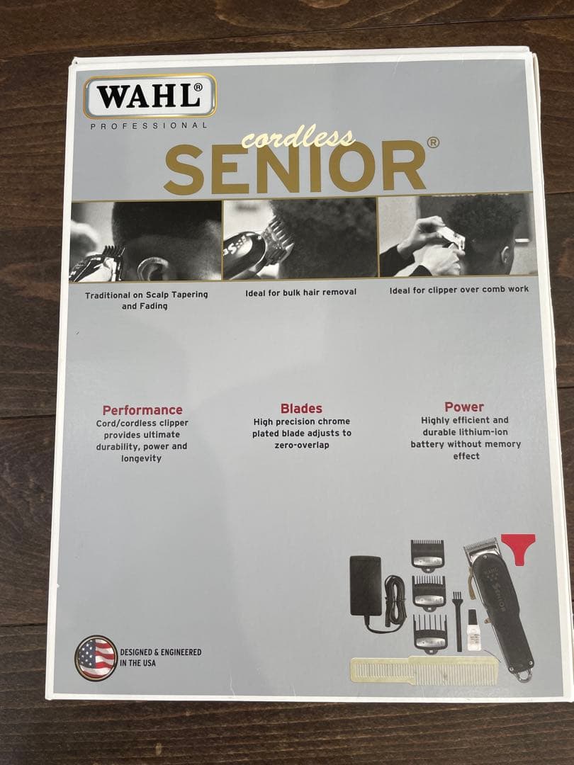 WAHL SENIOR バリカン 替刃２個付き