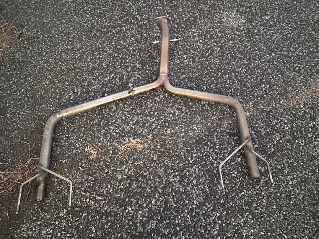 マークx マフラー　リアピースストレート