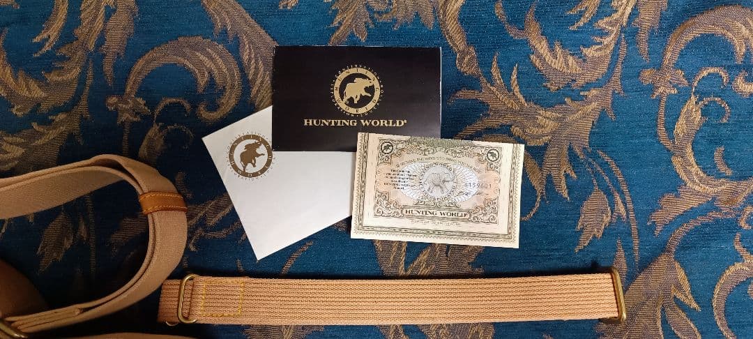 HUNTING WORLD オリーブグリーン ショルダーバッグ