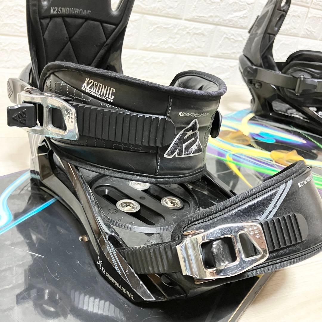 Burton custom 151cmメンズスノーボード　2点セット K2