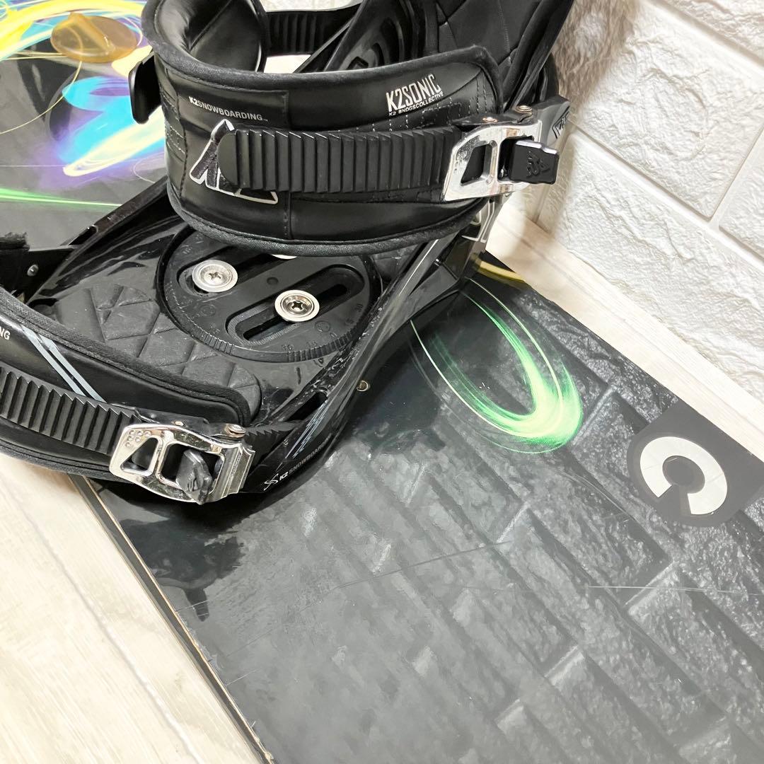 Burton custom 151cmメンズスノーボード　2点セット K2