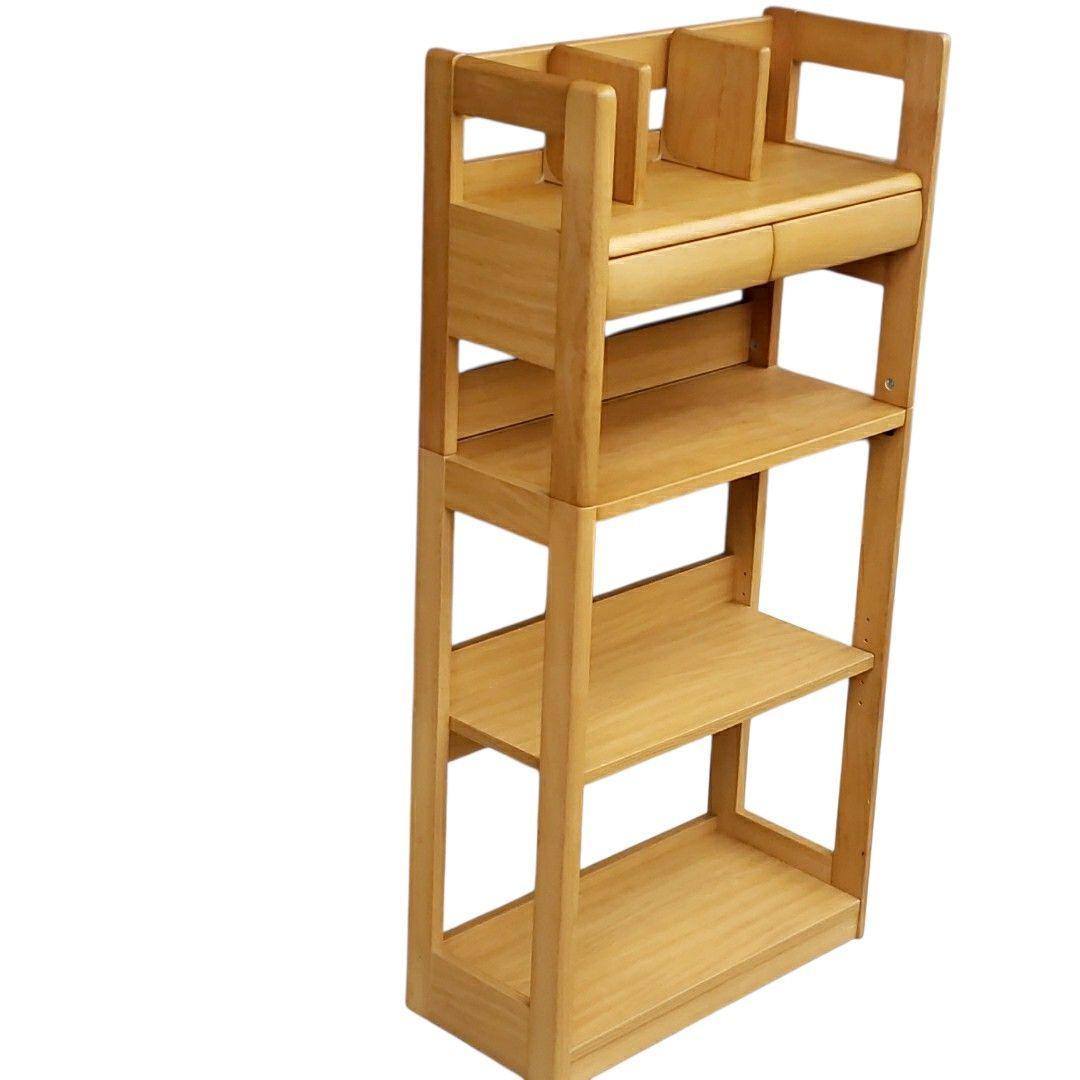 【美品】KOIZUMI オープンシェルフ 引出し2杯 書棚 デスクシェルフ