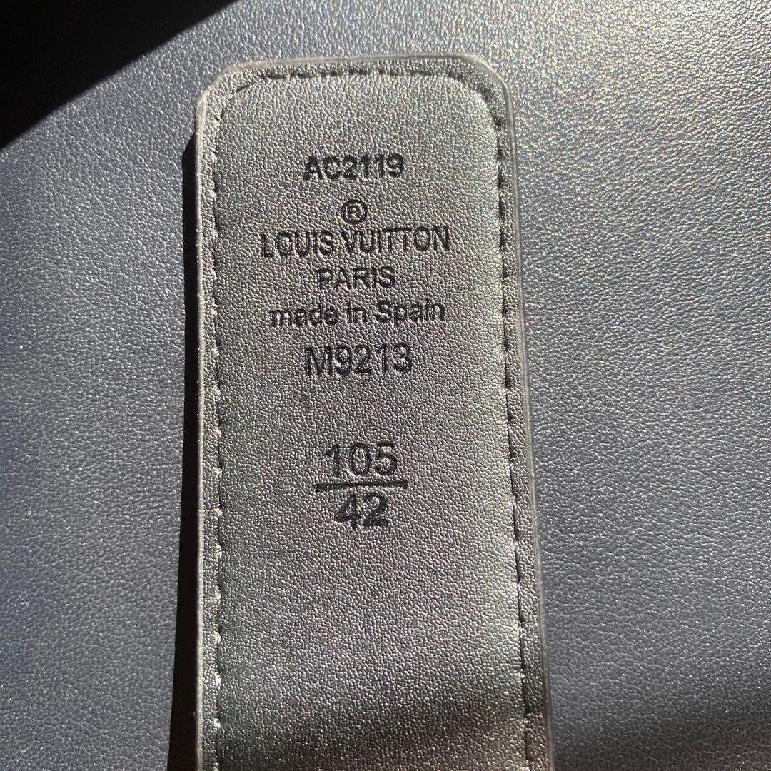 ！即日発送！　ルイヴィトンベルト　ウエスト105㎝　バックル　ゴールド