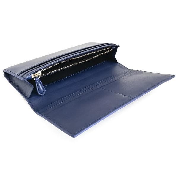 ポールスミス 羊革 長財布 小銭入れ カードケース 多収納デザイン ブルー