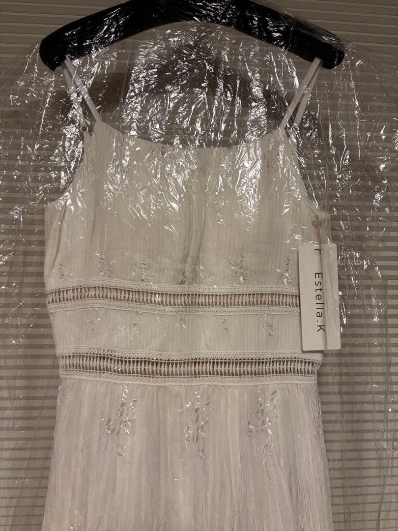 Estella.k エンブロイダリープリーツドレス新品