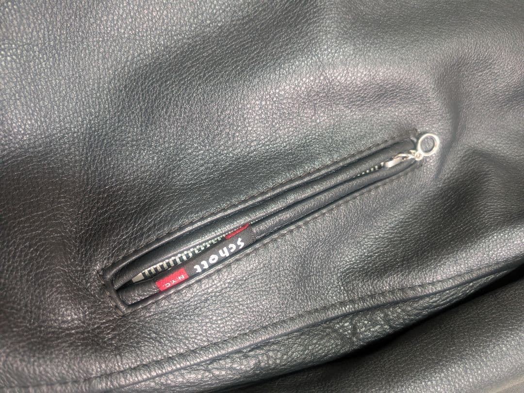 【最終値下げ】Schott レザー シングルライダースジャケット