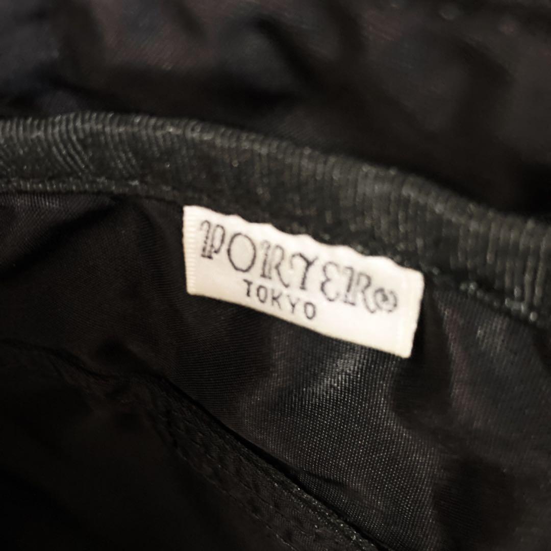 美品　廃盤 PORTER CUE ショルダーバッグ　ブラック　ポーター