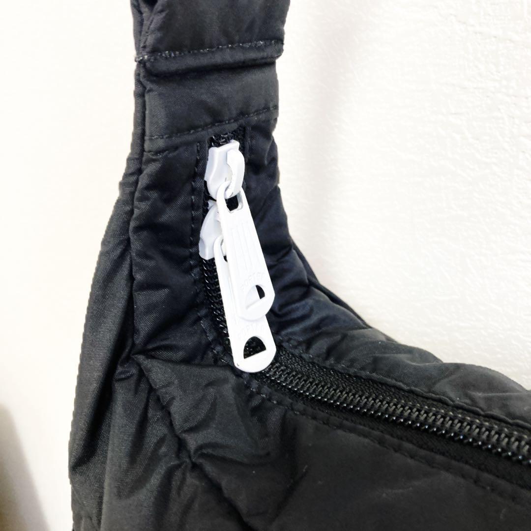 美品　廃盤 PORTER CUE ショルダーバッグ　ブラック　ポーター