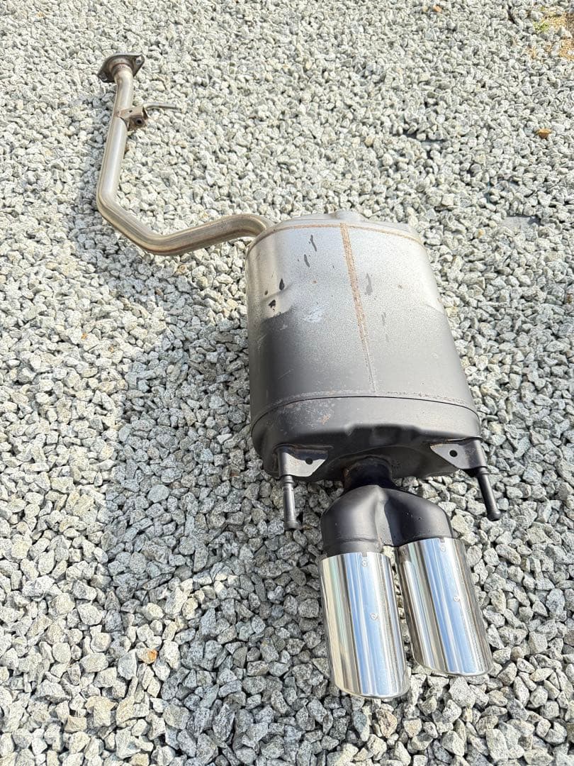 220系クラウン　後期　RSアドバンス　純正マフラー左右セット