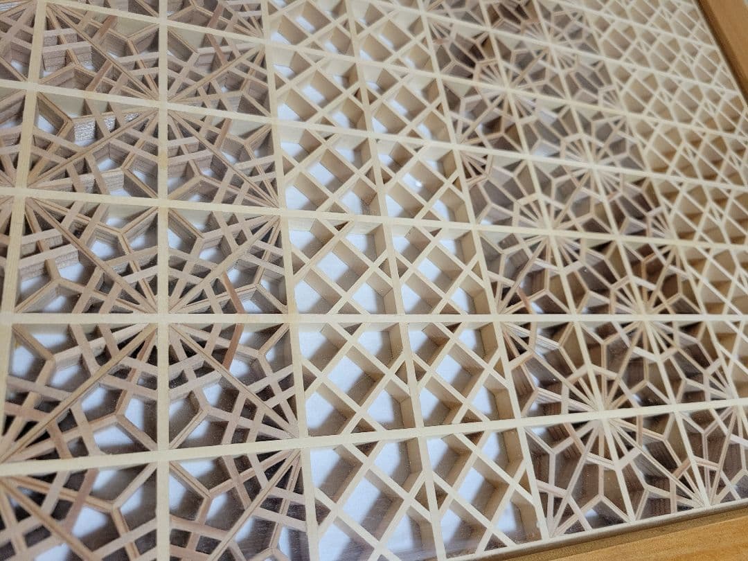 組子　組子細工　テーブル　机