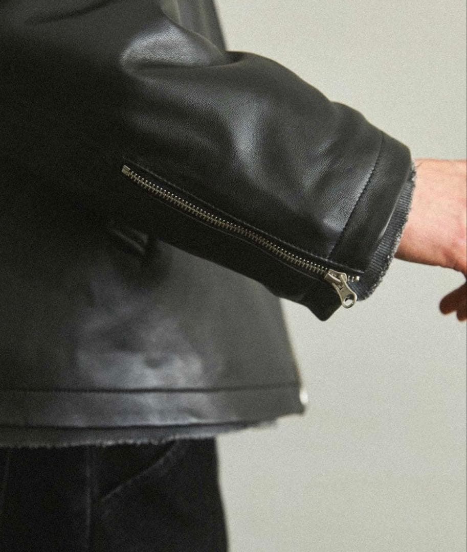 オープニングアクト　ムートンレザー　ブラック M