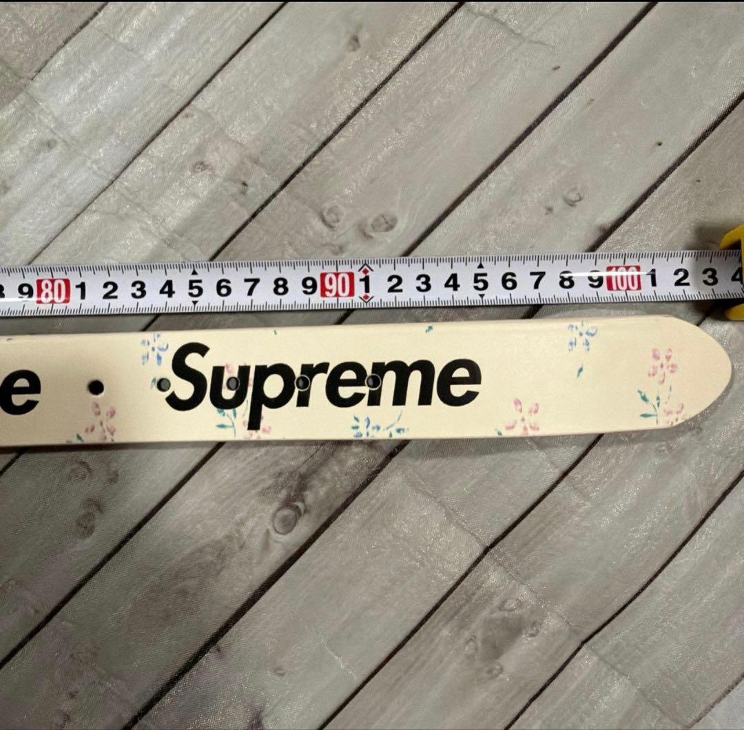 Supreme Repeat Leather Belt Floral Mサイズ